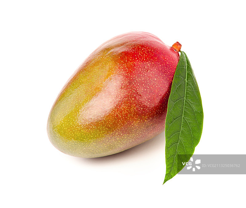 白色背景下的水果特写图片素材