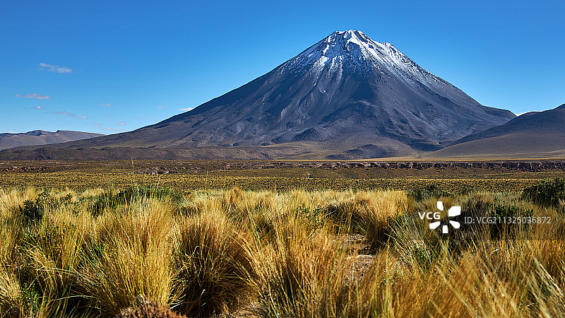 智利雪山风光图片素材