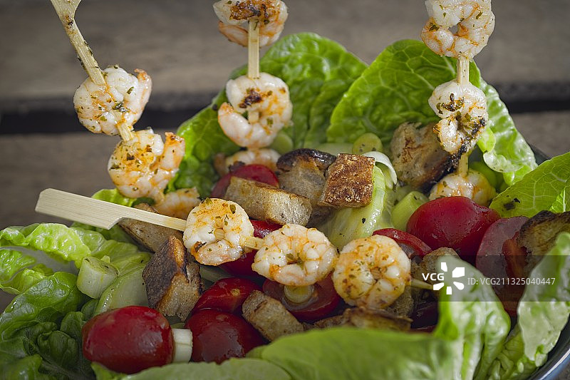 碗中沙拉特写，德国图片素材