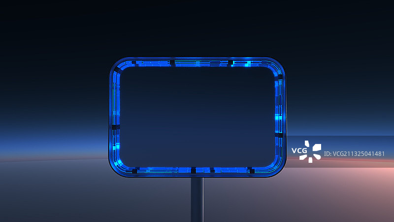 3D渲染霓虹灯广告牌背景图片素材