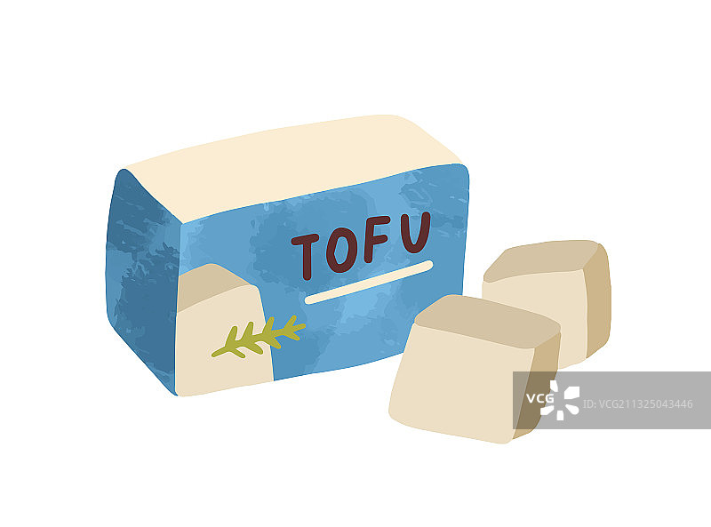 豆腐纯素有机大豆切片构图图片素材