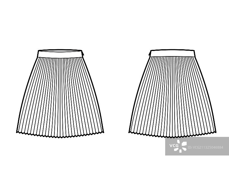 百褶裙技术时尚图片素材