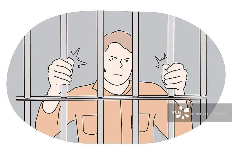 监狱牢房监禁逮捕惩罚图片素材