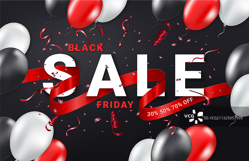 黑色星期五促销广告庆典banner模板图片素材
