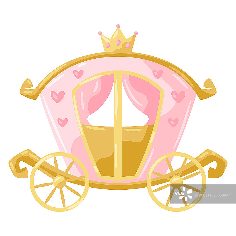 公主马车图片素材