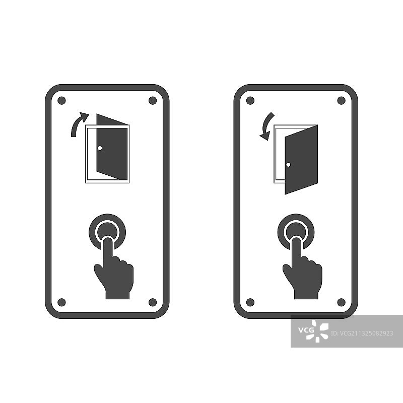 对讲机图标推拉门图片素材