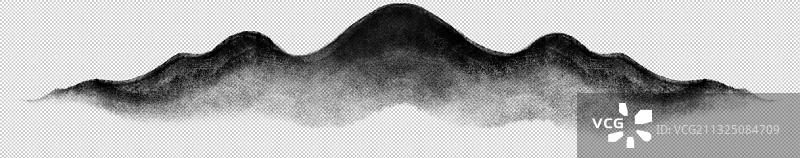 水墨山水元素图片素材