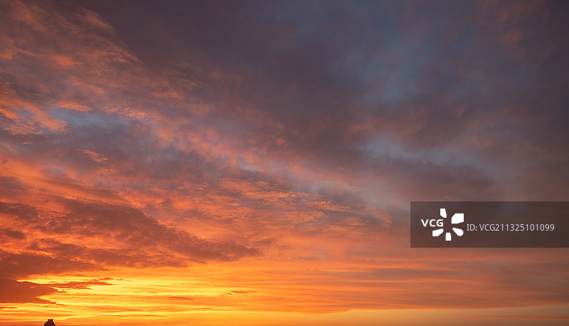 黄昏日落云层图片素材