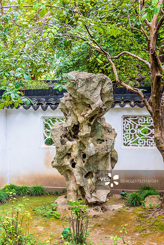 中国江苏南京瞻园仙人峰图片素材