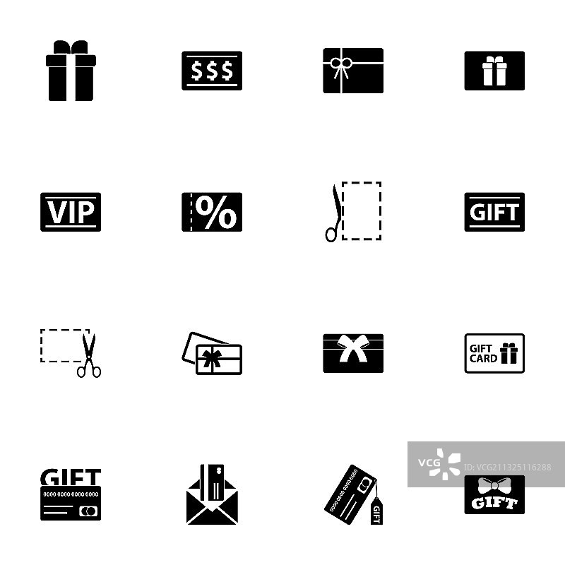 礼品卡图标图片素材