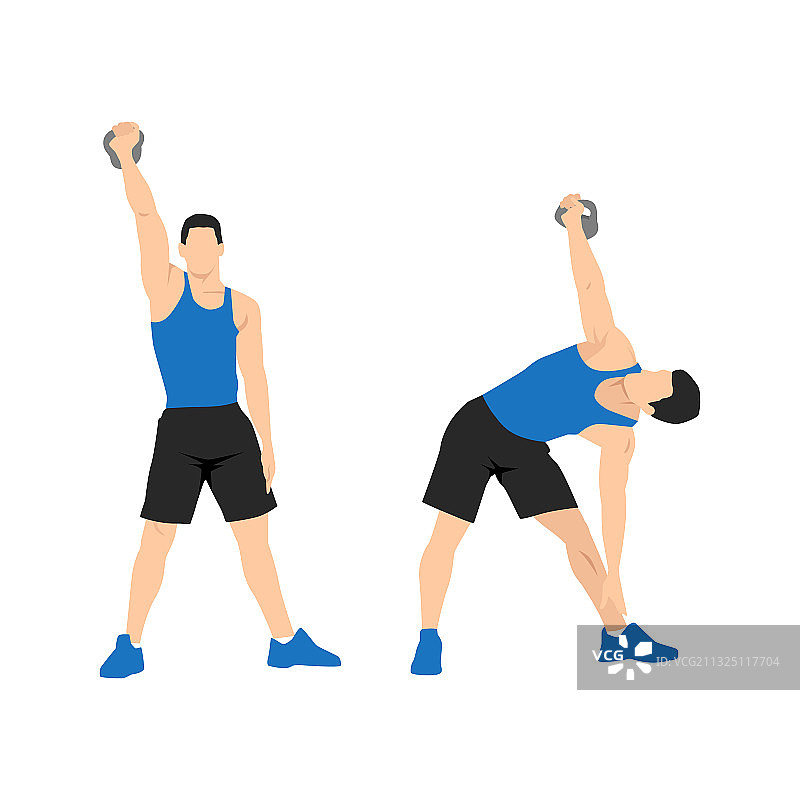 壶铃风车式训练图片素材