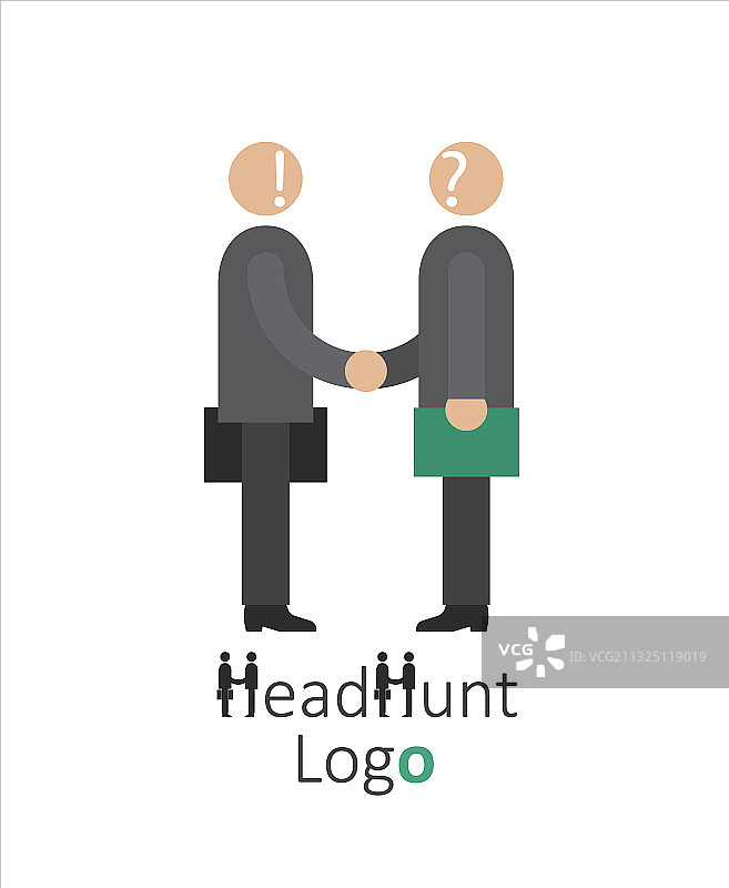 猎头公司招聘求职标志图片素材