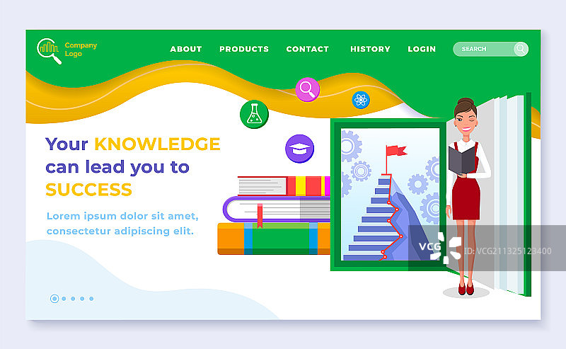 知识助你成功图片素材