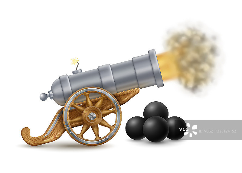 大炮和炮弹图片素材