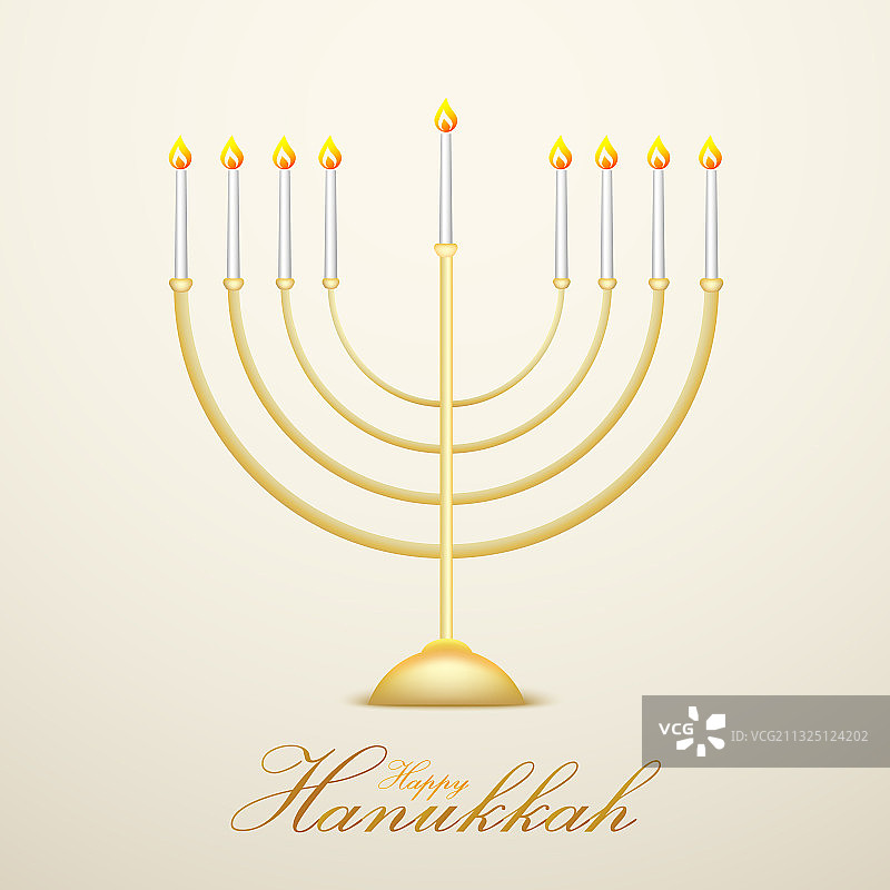 光明节犹太节日灯光图片素材
