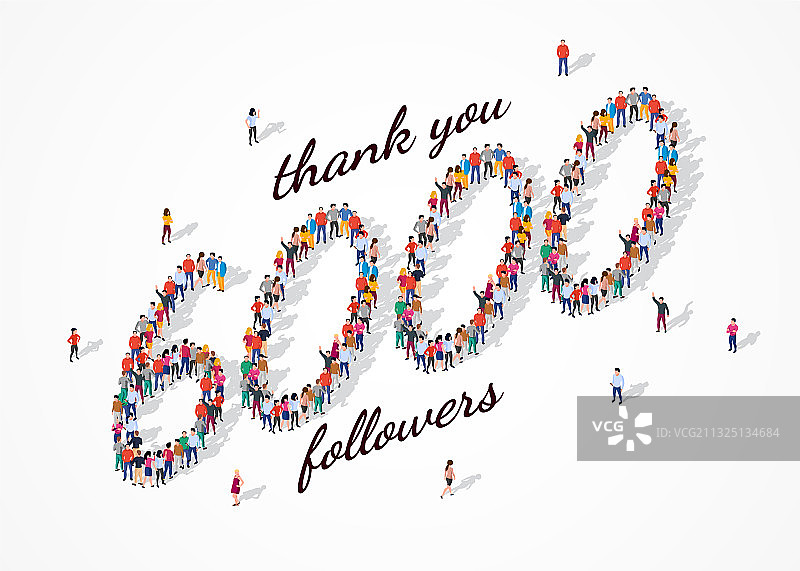 6千粉丝商务人群图片素材