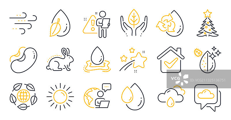 天气预报等自然图标合集图片素材