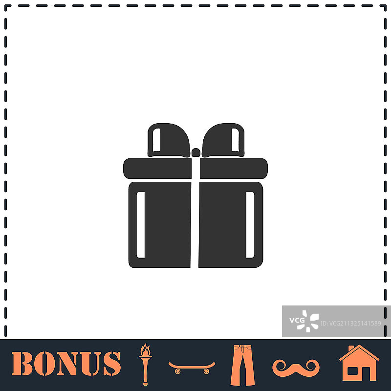 礼物扁平图标图片素材