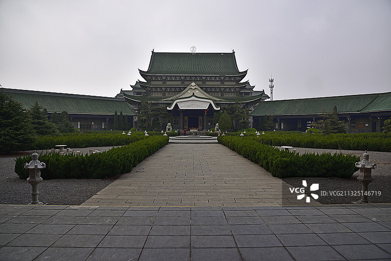 易经大学、道教胜地、中华文化大熔炉，河南淇县云梦山八卦城图片素材