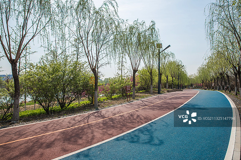 亦庄通明湖公园 北京图片素材