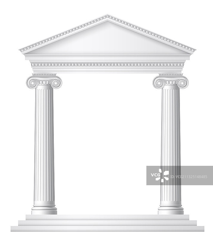 希腊或罗马神庙图片素材