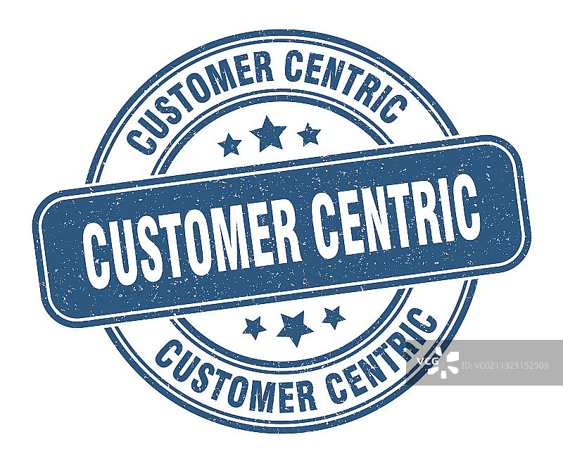 以客户为中心的印章标签图片素材
