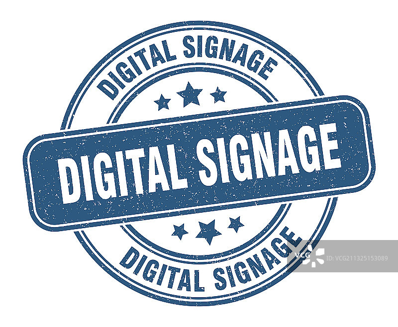 数字标牌圆形标签印章图片素材