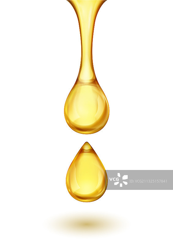 滴落的黄色油滴或蜂蜜图片素材