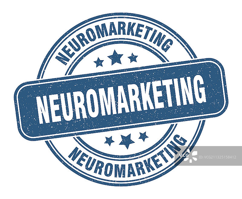 神经营销标签圆形印章图片素材