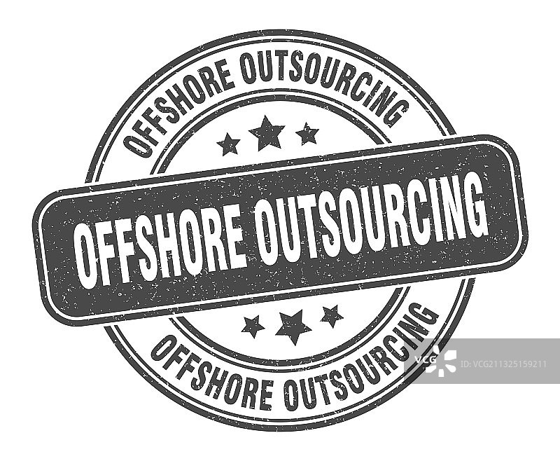 离岸外包印章图片素材