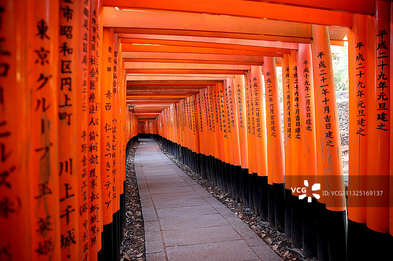 日本京都伏见稻荷大社图片素材
