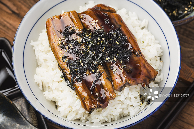 日式鳗鱼饭图片素材