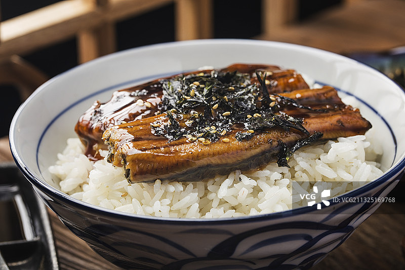 日式鳗鱼饭图片素材