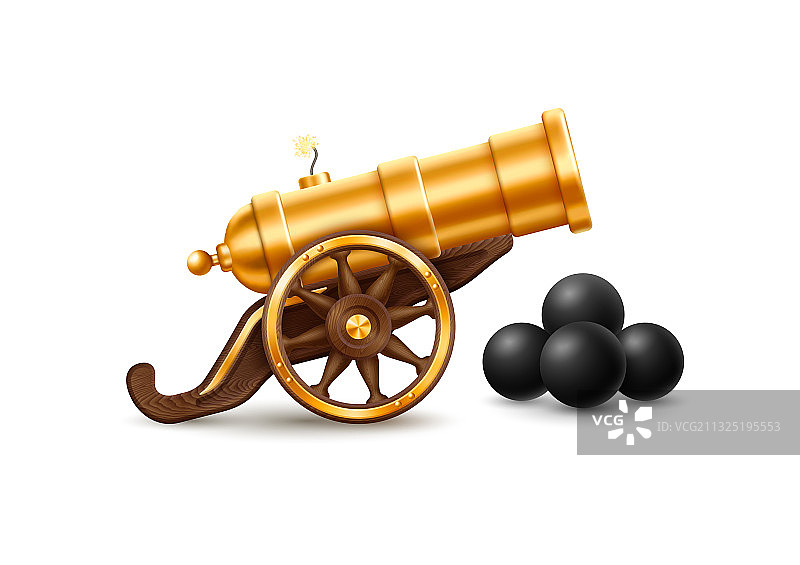 金色大炮图片素材
