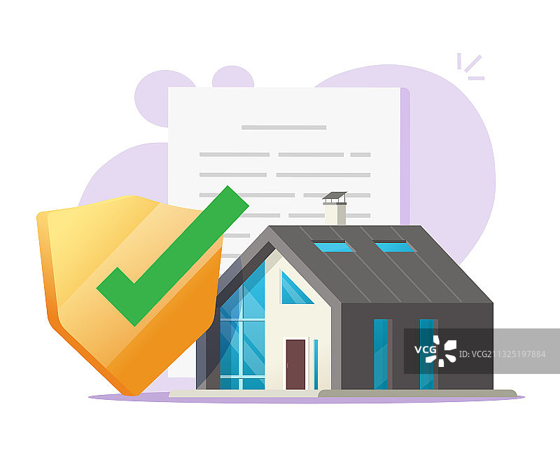 房屋保险安全保障图片素材