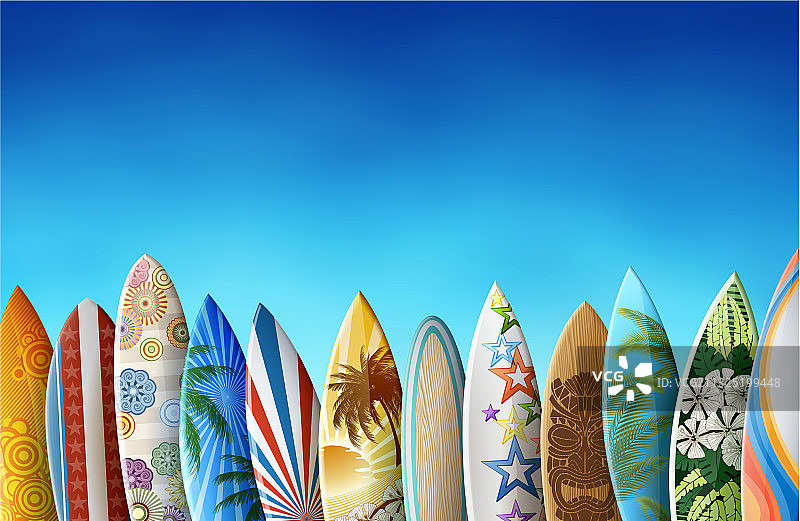 冲浪板背景图片素材