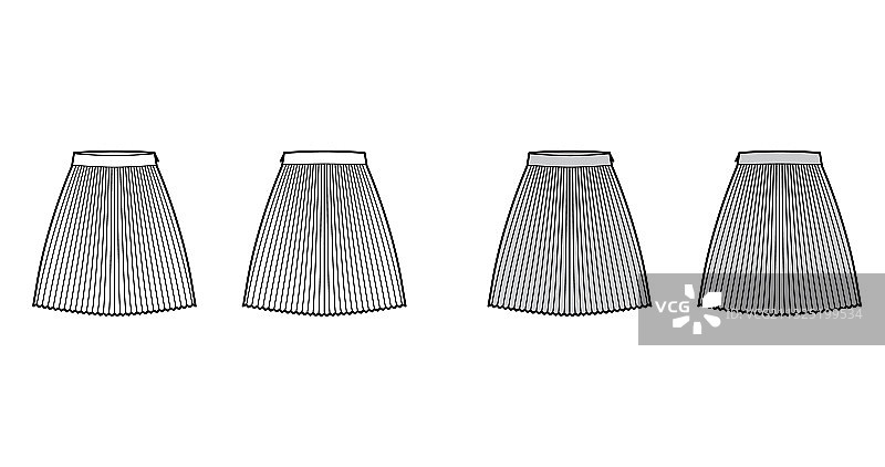 百褶裙技术时尚图片素材