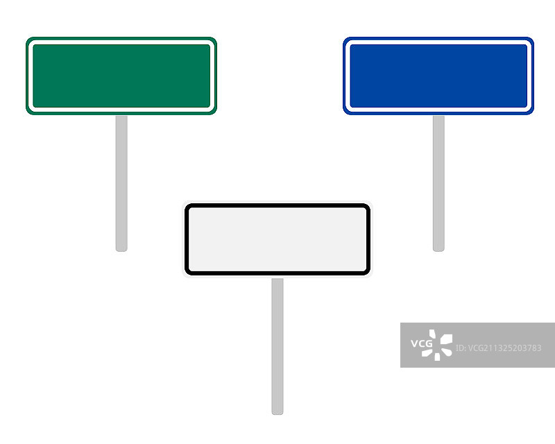白色背景上的巴西路标图片素材