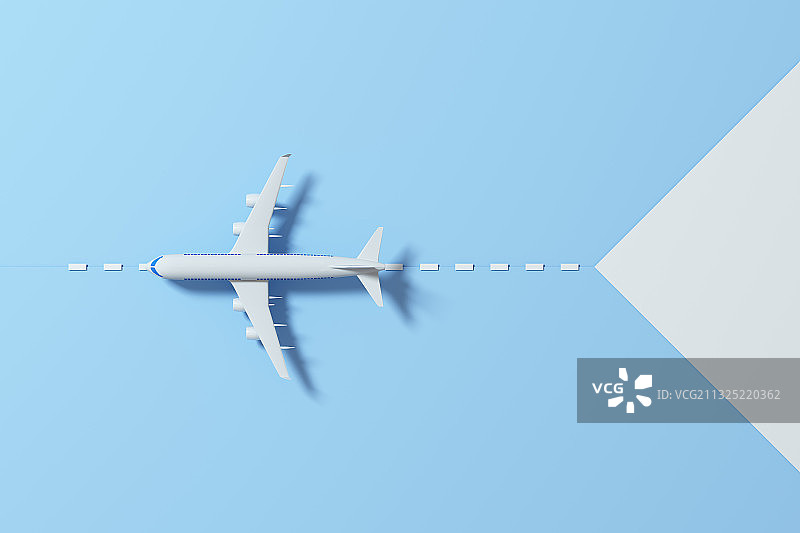 彩色背景里3d飞机模型图片素材