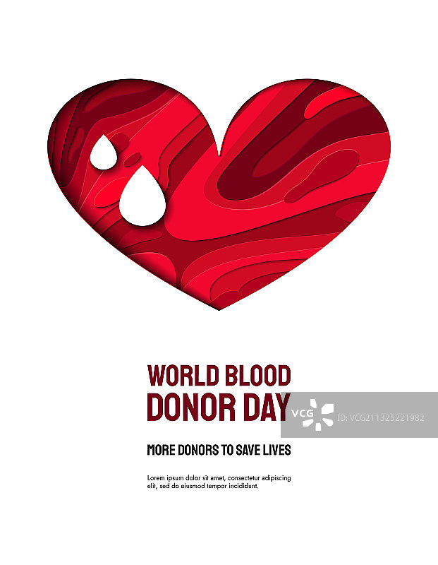世界献血者日海报图片素材