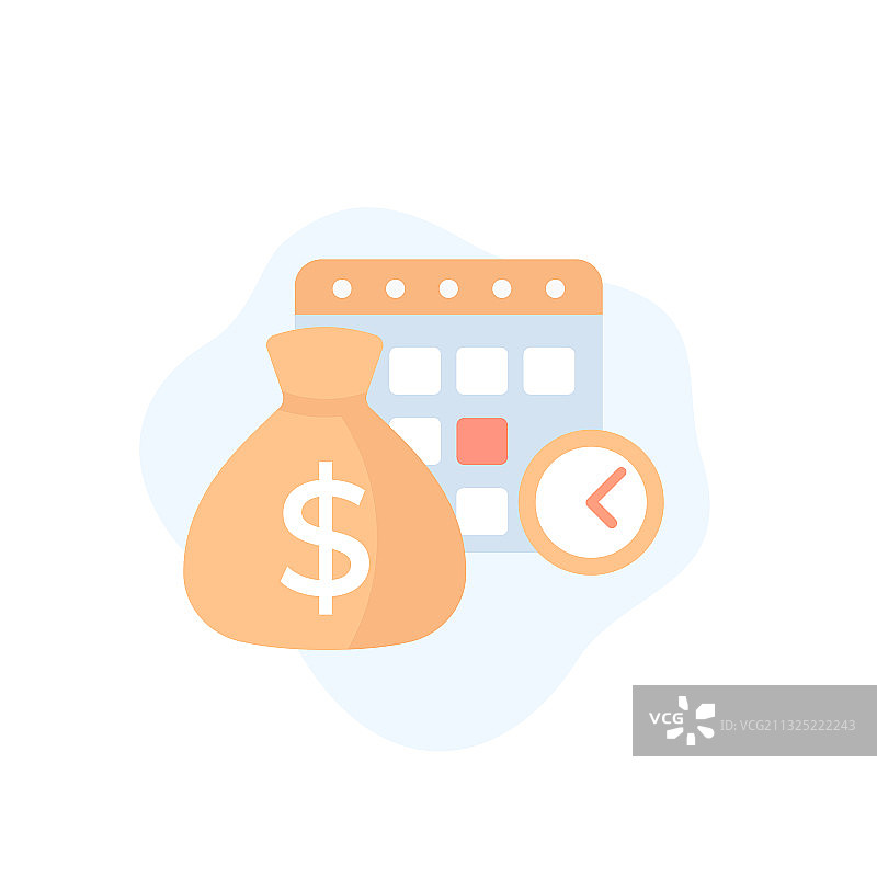 支付日历图标图片素材