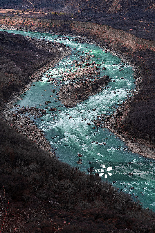 雅鲁藏布大峡谷图片素材