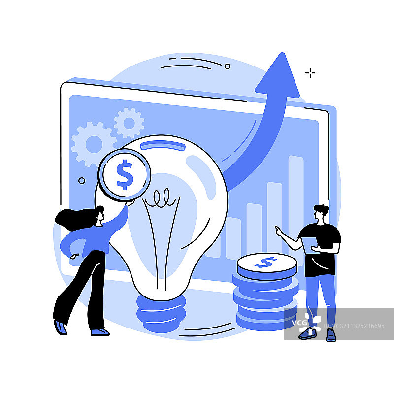 风险投资抽象概念图片素材