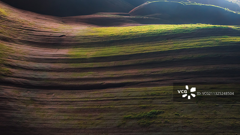 陕西延安甘泉县雨岔大峡谷风光摄影图片素材