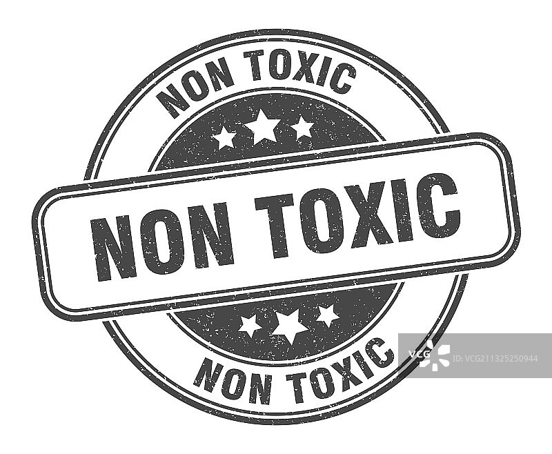 无毒印章圆形旧污标签图片素材