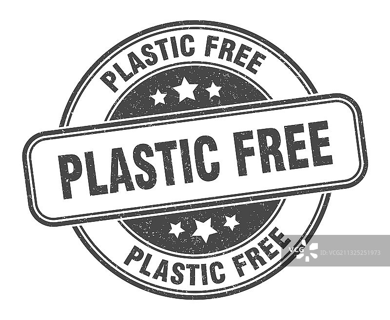 无塑料印章，无塑料圆形标签图片素材