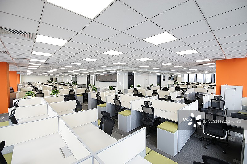 办公楼写字间工位图片素材