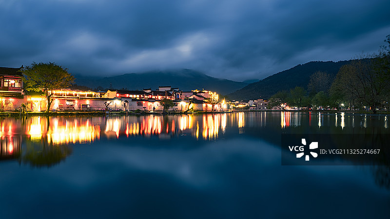 南湖夜 | 宏村图片素材