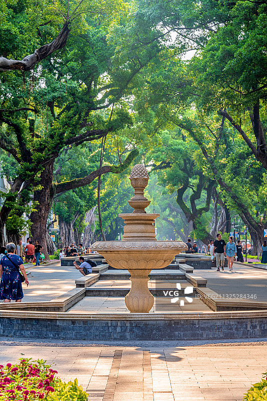 中国广东广州沙面街景图片素材