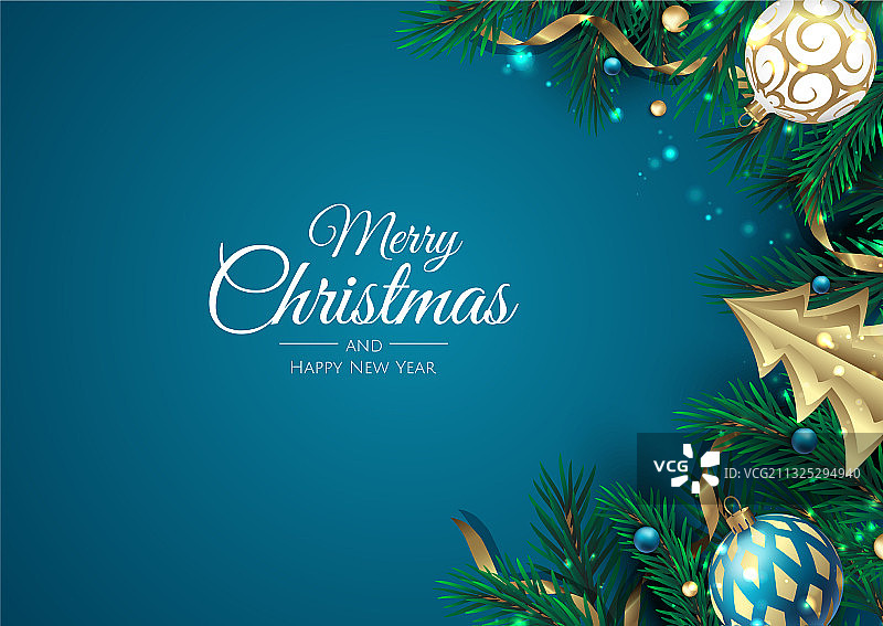 圣诞快乐，恭贺新禧图片素材